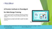 Best Web Designing Training Course in Chandigarh | Netmax Technologies