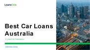 Best Car Loans Australia