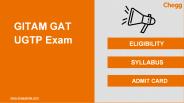 GITAM University UGTP Admission Test (GAT UGTP)