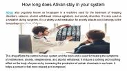 How long does Ativan stay in your system