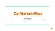 Car Mechanic Shop