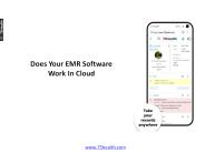 Does Your EMR Software Work In Cloud