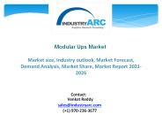 Modular ups market Forecast 2021 - 2026