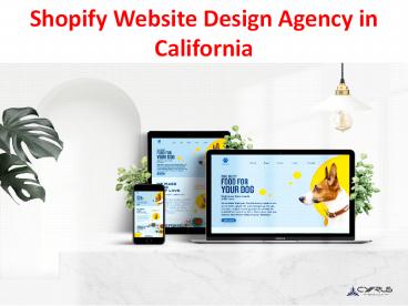 Shopify Website Design Agency in California