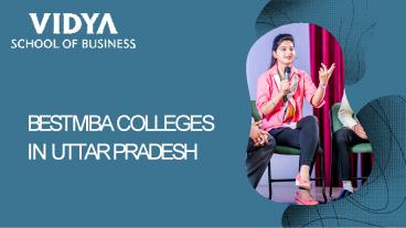 Best MBA School | Best MBA College In UP