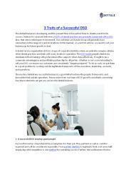 3 Traits of a Successful DSO | Skytale Group