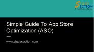 Simple Guide To App Store Optimization (ASO)