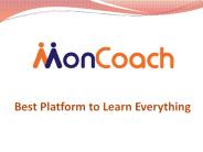 The Platform Allows Coaching in "Flash" Format