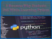 5 Reasons  Why  Students  Fail  While  Learning  Python