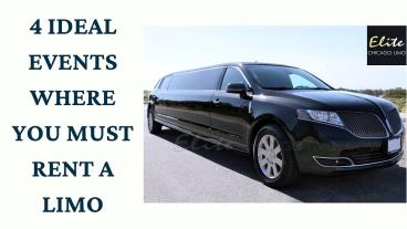 4 Ideal events where you must rent a limo.