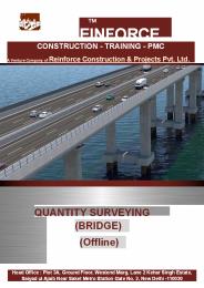 Quantity Surveying (Bridge) Offline Course