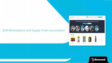 #1 B2B E-Commerce Platform