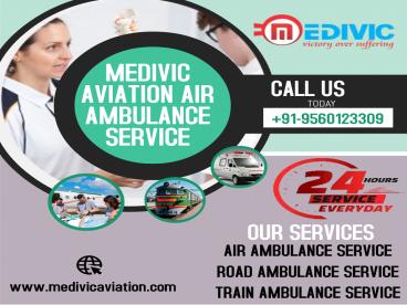 Get Top ICU Quality Air Ambulance Service in Mumbai by Medivic