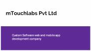 mobile app development Company in India