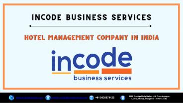 Hotel Management Company in India