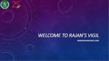 Acquire Housekeeper at Bangalore| Rajan’s Vigil