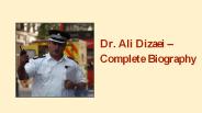 Dr. Ali Dizaei – Complete Biography