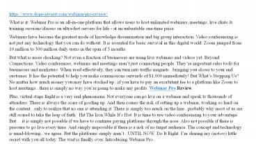 presentation player overlay