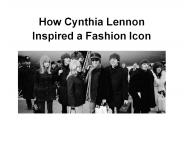 How Cynthia Lennon Inspired a Fashion Icon