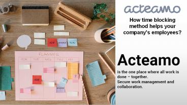 How time blocking method helps your company's employees?