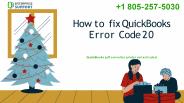 How to fix QuickBooks Error Code 20