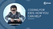 Coding for kids: How you can help