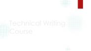 Technical writing course- IIM Skils
