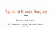Know more about your breast surgery in pune