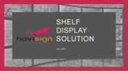 NoviSign shelf edge displays solution