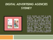 Digital Advertising Agencies Sydney