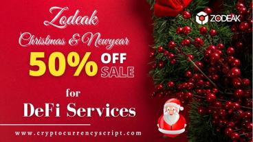 Zodeak Christmas & Newyear - 50% off Sale for DeFi Services