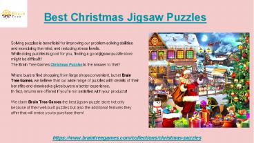Best Christmas Jigsaw Puzzles