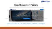 Fleet Management Platform