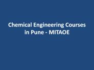 Chemical Engineering Course at MITAOE