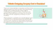 Website Designing Company Cost in Ghaziabad
