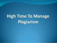 Trick to remove plagiarism