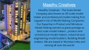 Architectural Model and Scale Model Making Company-Maadhu Creatives