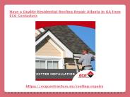 Residential Roofing Repair Atlanta in GA