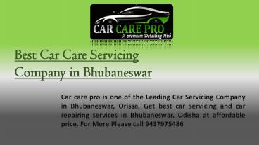 Car care pro
