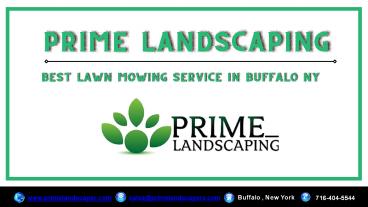 Best Lawn Mowing Service in Buffalo Ny