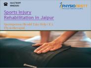Sportsperson Should Take Help Of A Physiotherapist. 