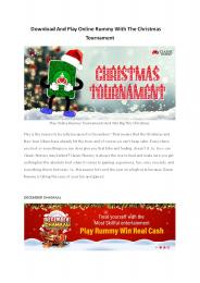 Play Online Rummy Tournaments And Win Big This Christmas