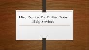 Get a High-Quality Essay Help Online Service