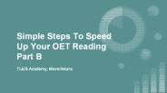 Best OET Online & Offline Training Kerala