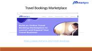 Travel Bookings Marketplace