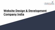 web design and web development company in India