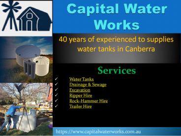 Which Overhead Water Tank Is Suitable For Canberra?