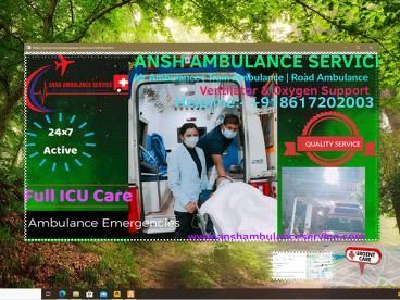 Get High Quality Train Ambulance Service in Kolkata