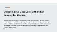 Unleash Your Desi Look with Indian Jewelry for Women