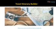 Travel Itinerary Builder